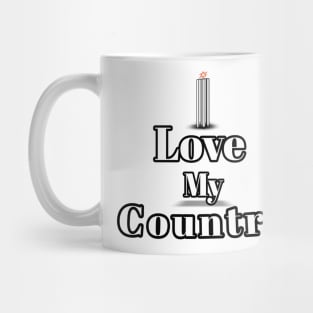 i love my country Mug